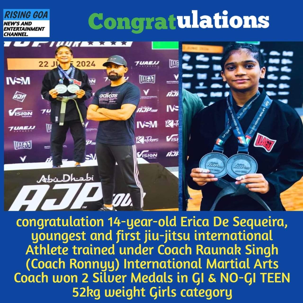 Air India Airlines Celebrates & Felicitates Erica De Sequeira